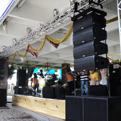 aluguel de caixas de som para shows